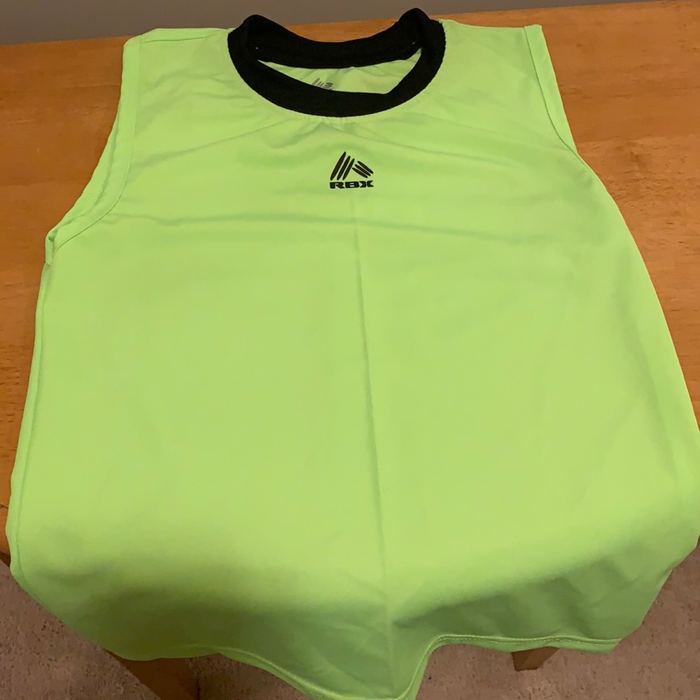 RBX, lime Green tank, size 7, boy